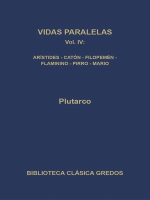 cover image of Vidas paralelas IV